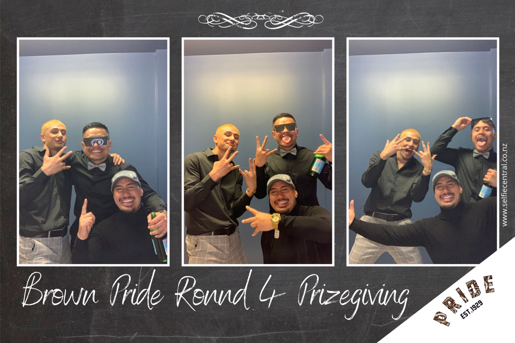 Brown Pride Round 4 Prize Giving | View more photos from the event at gallery.photobooth.co.nz/u/SelfieCentral/Brown-Pride-Round-4-Prize-Giving